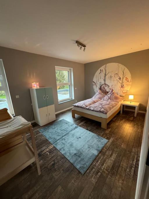 Modernes Ferienhaus In Uedersdorf Dış mekan fotoğraf