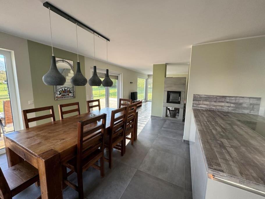 Modernes Ferienhaus In Uedersdorf Dış mekan fotoğraf