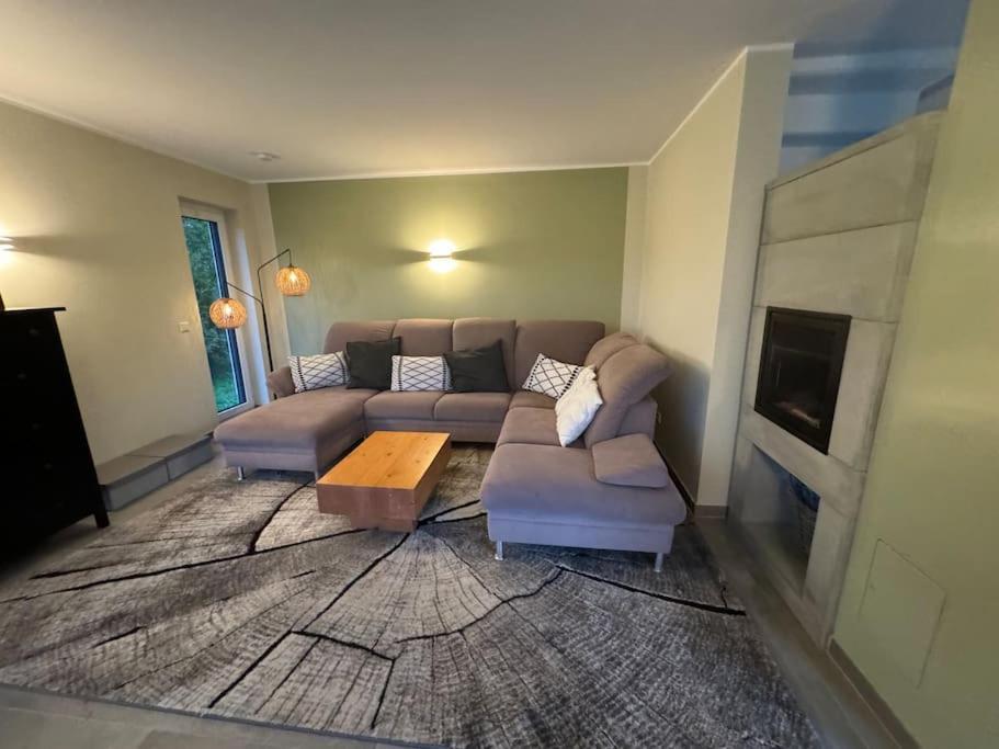 Modernes Ferienhaus In Uedersdorf Dış mekan fotoğraf