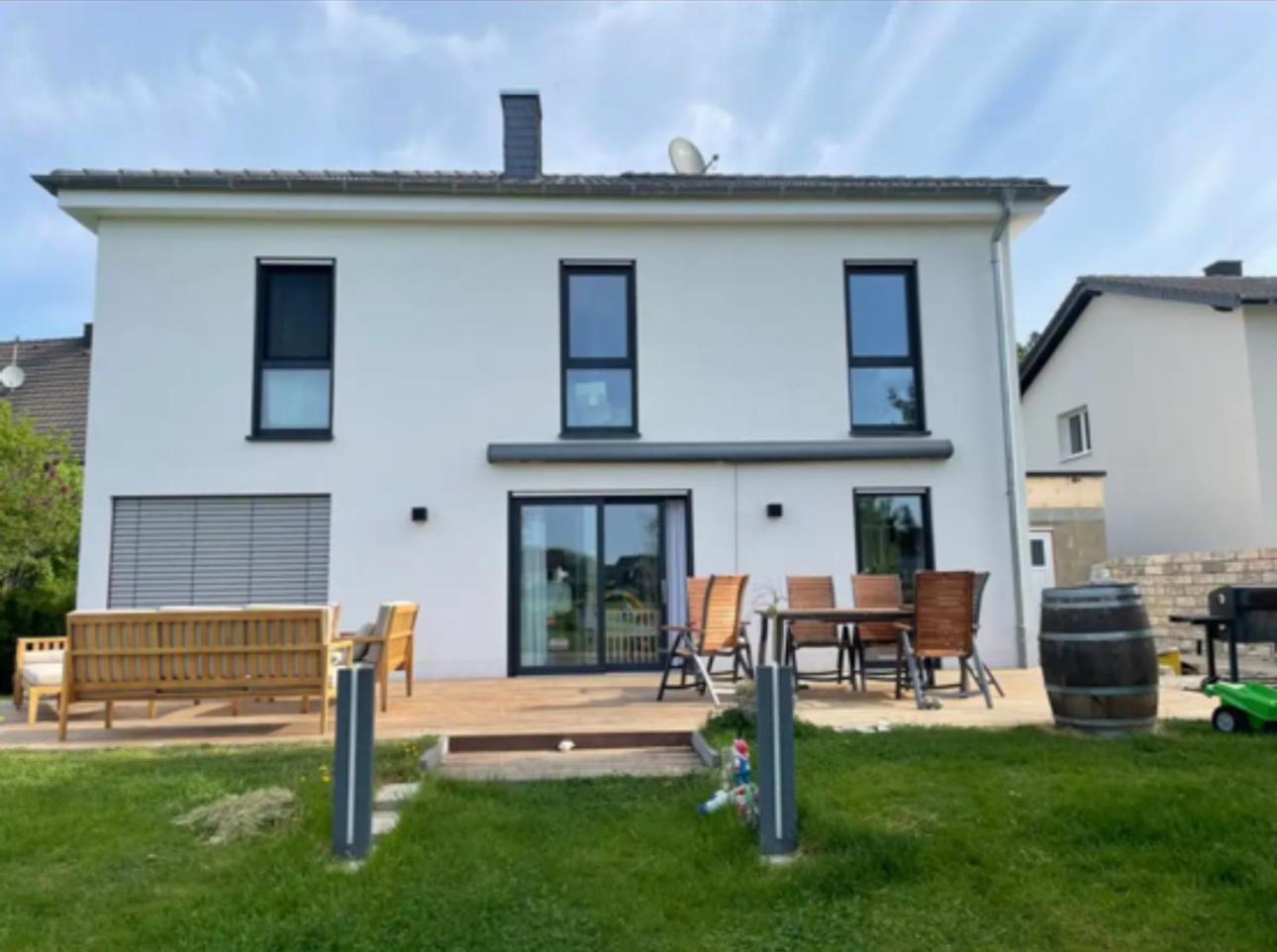 Modernes Ferienhaus In Uedersdorf Dış mekan fotoğraf